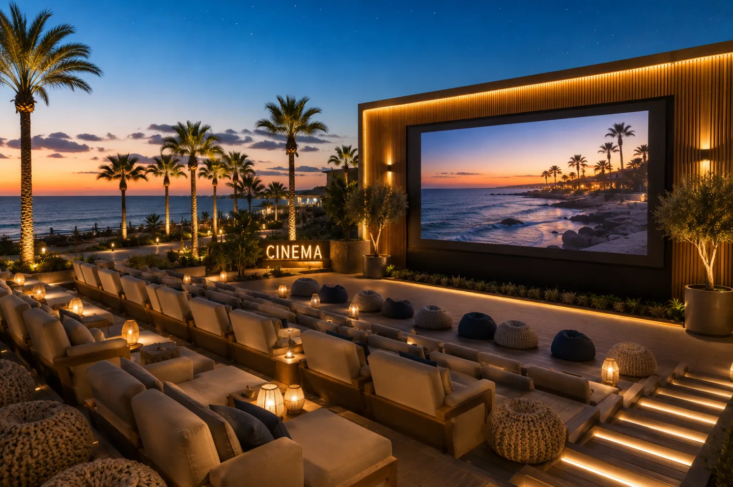 MARSA Marina 5 cinema and open-air seating deck