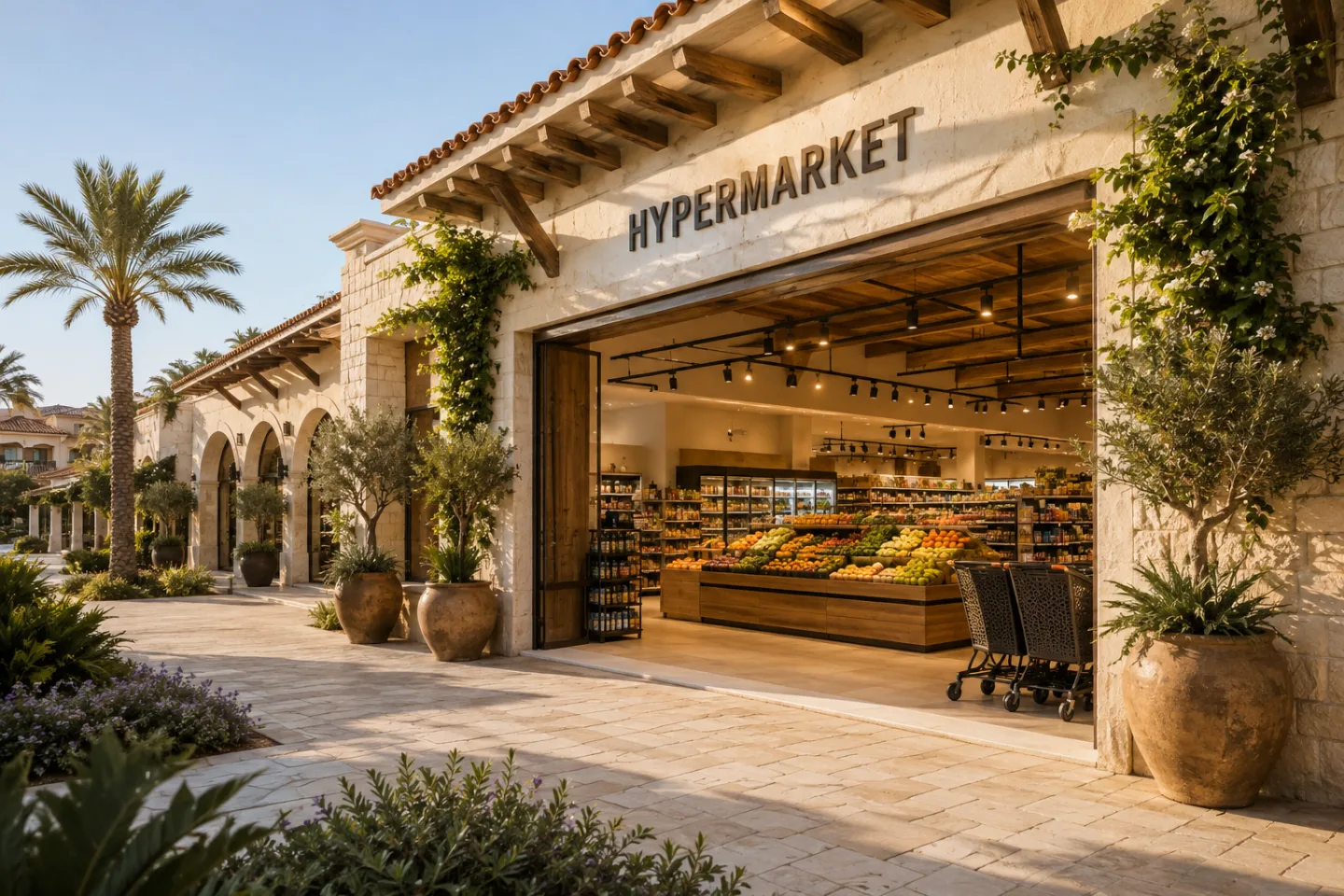 MARSA Marina 5 hypermarket and retail entrance