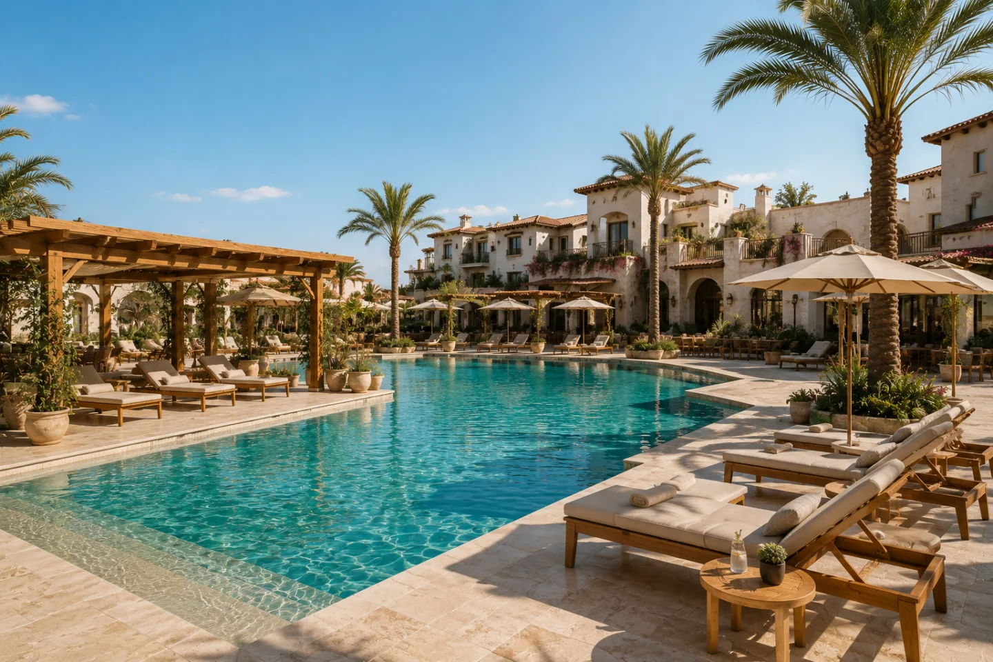 MARSA Marina 5 swimming pools and poolside facilities
